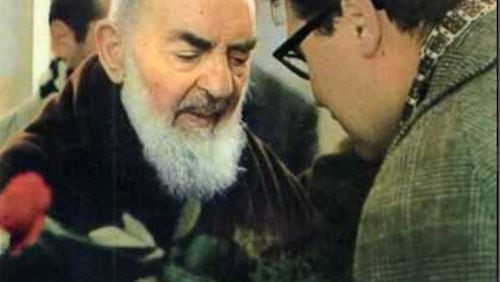 Relics of St. Pio will be on display at an Atlanta church.  CREDIT: Website of  Padre Pio Devotions.