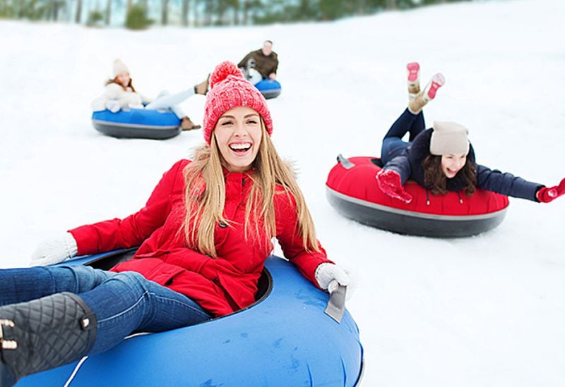 License To Chill at Margaritaville Lanier Islands includes snow tubing, a fire pit and maybe some carnival rides for those who want to get away from the clash between the New England Patriots and the Los Angeles Rams on Super Bowl Sunday.