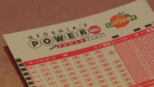 A ticket sold in Georgia matched five Powerball numbers in Saturday night's drawing for a $1 million payout.