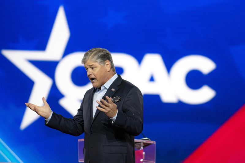 Fox News personality (and former Atlanta radio man) Sean Hannity will be back in his old stomping grounds Monday when he hosts a town hall event for Herschel Walker. (Emil Lippe/The New York Times)