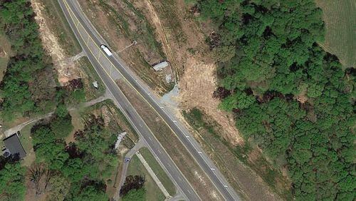 Traffic will soon shift over on the State Route 11/U.S. 129 widening project in Talmo, part of Jackson County. Courtesy GDOT