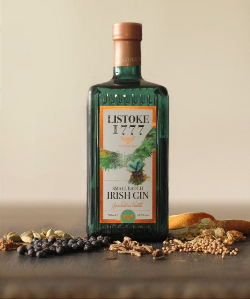 Listoke 1777 gin is handcrafted from nine botanicals grown in the wild and in the Edwardian walled garden of Listoke.  Courtesy of Listoke Distillery