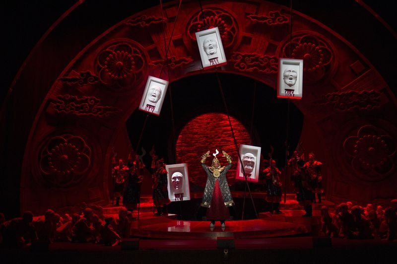 The Atlanta Opera will present Giacomo Puccini’s “Turandot” at the Cobb Energy Performing Arts Centre from April 29-May 7. CONTRIBUTED BY PHILIP GROSHONG / CINCINNATI OPERA