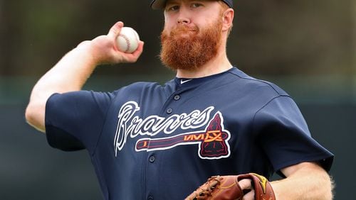 Blaine Boyer’s bid for an opening-day roster spot ended Saturday when the Braves released the 35-year-old reliever. (Curtis Compton/AJC)