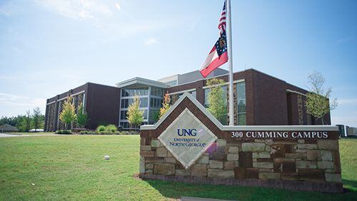 The UNG Cumming campus, pictured here, has seen rapid enrollment growth since opening in 2012. (courtesy UNG)