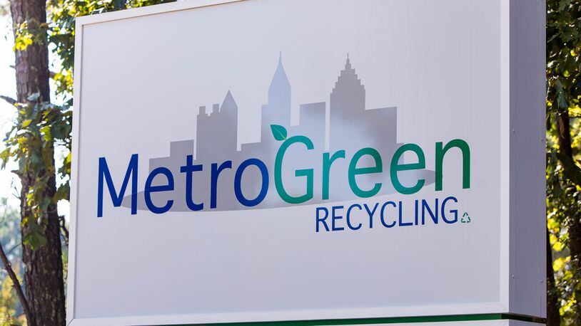 Th Metro Green Recycling plant on Snapfinger Woods Drive is currently not operating due to a permitting issue Wednesday, Sept 29, 2021.  Residential properties are next to industrial operations allowing for industrial vehicles overflowing roadways, abandoned homes turning into dump sites and DeKalb County residents living beside concrete production facilities and junkyards. (Jenni Girtman for The Atlanta Journal-Constitution)