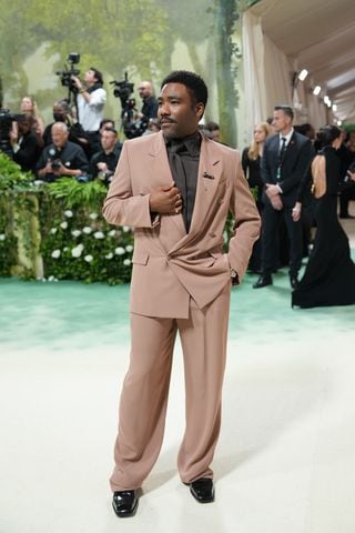 Donald Glover at the Metropolitan Museum of Art's Costume Institute benefit gala in New York, May 6, 2024. (Amir Hamja/The New York Times)