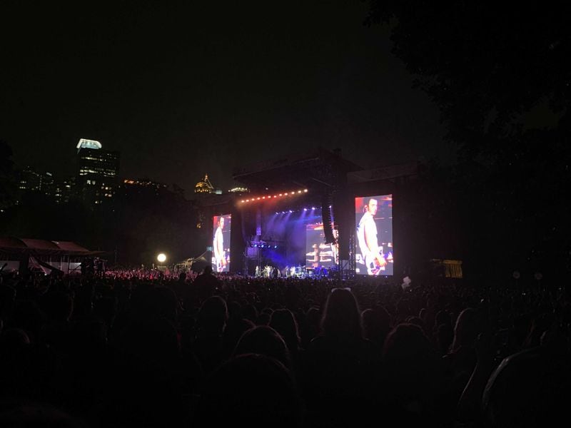 Fans packed Piedmont Park for the first night of Music Midtown, including a performance by the Jonas Brothers on Saturday, Sept. 18, 2021. (Photo: Caroline Silva/AJC)