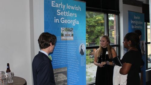 Students from Pope High School’s Globalization Academy work on a number of scholarly projects, including a researched study on the Jewish immigrant experience in Georgia.