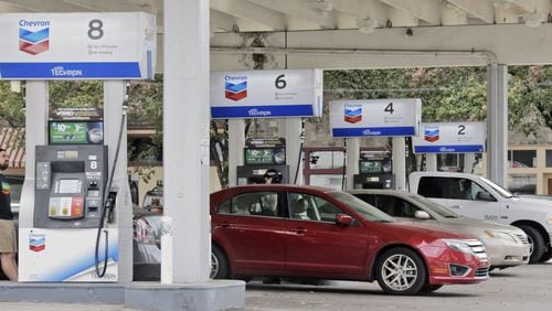 Gas prices usually rise in metro Atlanta during the late spring and summer. Not this year. BOB ANDRES /BANDRES@AJC.COM