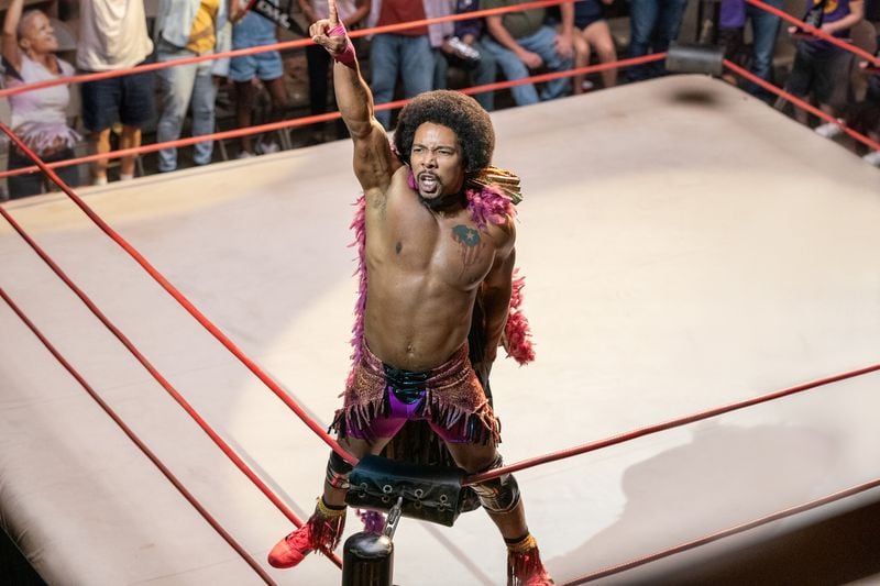 Allen Maldonado stars as Rooster, a wrestling star in "Heels." STARZ