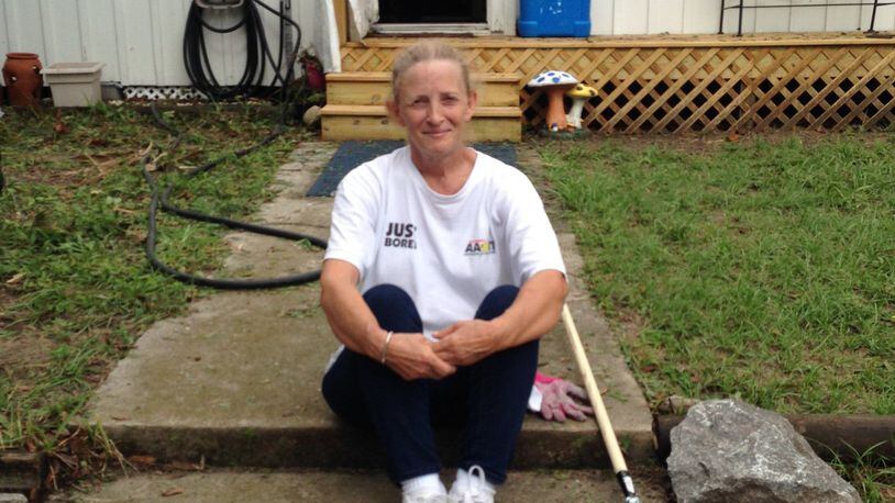 Sonja Edleman rode out Hurricane Matthew on Tybee Island, where she lived for 45 years. Dan Chapman