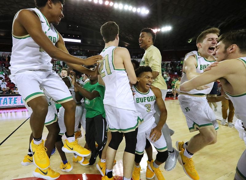 the Class AAAAA boys state title in 2017. (Curtis Compton/AJC)