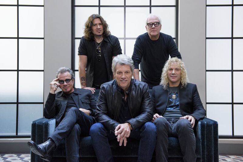  Bon Jovi will rock Philips Arena. Photo: Drew Gurian/Invision/AP