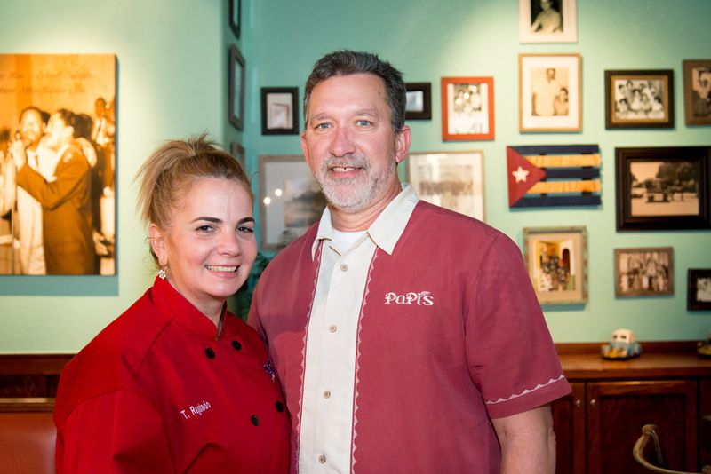  Papi’s wife-and-husband team, executive chef Teresa Regalado and founder Rey Regalado. CONTRIBUTED BY MIA YAKEL