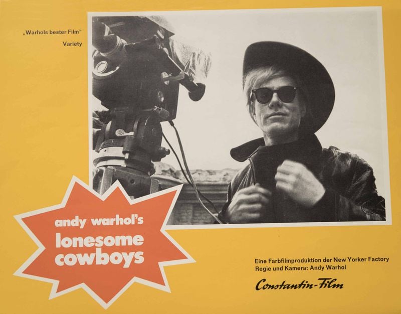 Lobby card from “Lonesome Cowboys.” Contributed by Booth Museum
