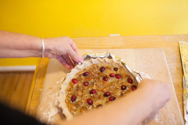 Lucia Nasuti Smeal's Pecan-Cranberry Pie