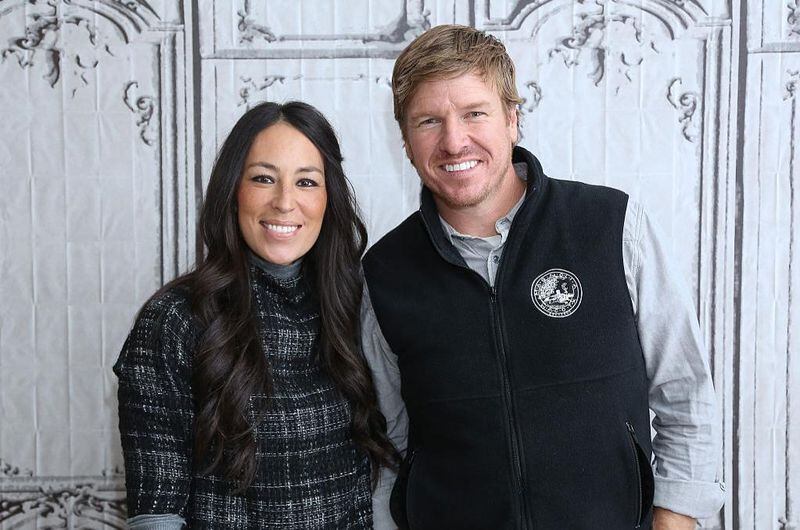 Real estate pros Chip Gaines (R) and Joanna Gaines attend AOL Build Presents: "Fixer Upper" at AOL Studios In New York on December 8, 2015 in New York City.