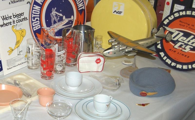 Paraphernalia from airlines past and present will be for sale Oct. 1 during the 30th annual Atlanta Airlines Collectibles Show at the Delta Flight Museum in Atlanta. CONTRIBUTED BY DELTA AIR LINES