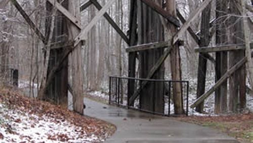 Cobb County will replace a bridge over Noses Creek in the Powder Springs area. Courtesy of Cobb County
