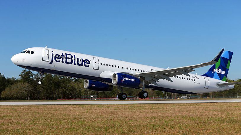 File photo of a JetBlue airplane