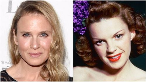 Renee Zellweger, left, will play actress/singer Judy Garland in a movie that begins production early next year.
