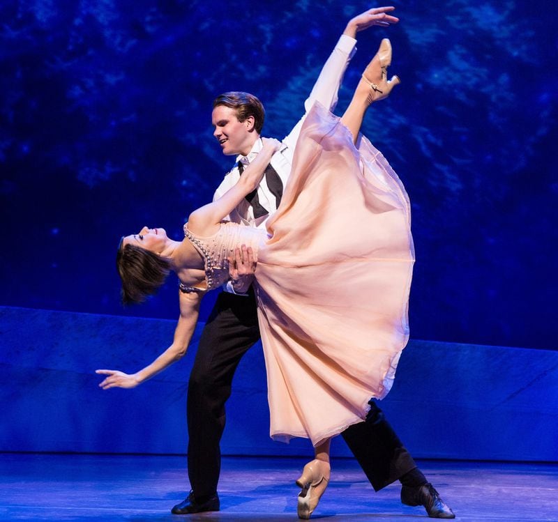 The Broadway in Atlanta national touring company production of “An American in Paris” at the Fox Theatre co-stars Sara Esty and McGee Maddox. CONTRIBUTED BY MATTHEW MURPHY