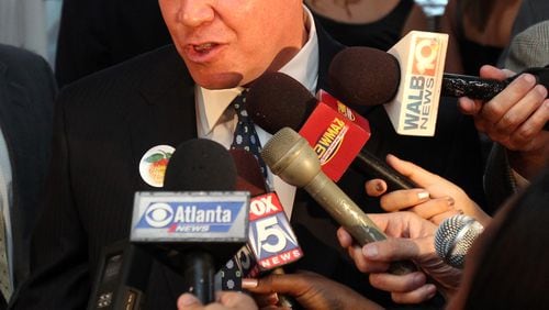 Former Georgia Insurance Commissioner John Oxendine was a big money raiser when he ran for governor in 2010, but now he’s accused of taking too much from some donors and spending more than $200,000 in donations on races he never actually ran. CURTIS COMPTON / CCOMPTON@AJC.COM