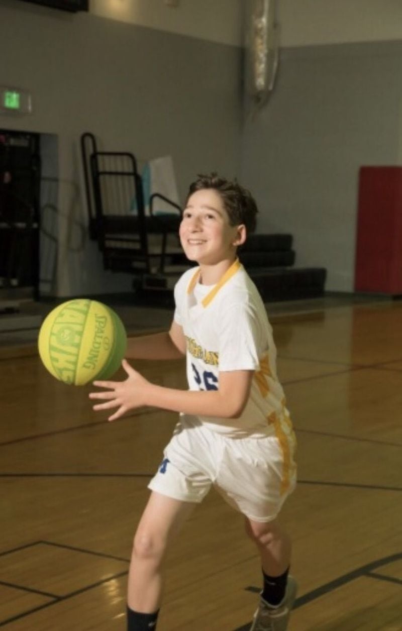 Ian Yagoda, who was diagnosed with an inoperable brain tumor when he was two, enjoys playing sports, especially basketball. He is 13 now. Contributed by Chuck Robertson