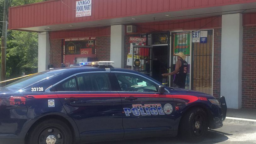 Chukwujekwu Okeke, a clerk at Anago Food Mart on Cascade Avenue, was busy stocking shelves when two men walked inside with a gun and confronted him. (Credit: Channel 2 Action News)