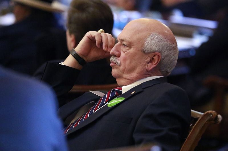Rep. Tommy Benton, R-Jefferson, was stripped of his leadership position Friday after a mailing an article to colleagues challenging that slavery was a root cause of the Civil War. BOB ANDRES / BANDRES@AJC.COM