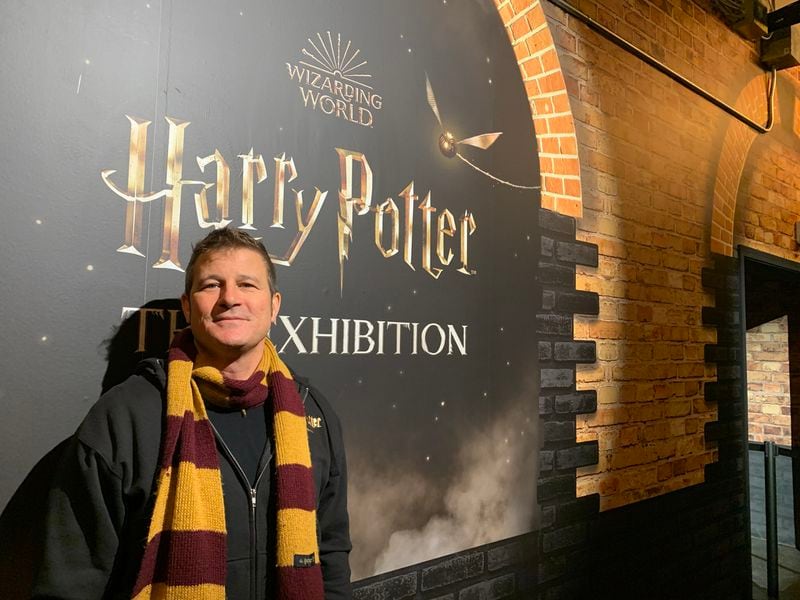 Tom Zaller, president and CEO of Atlanta-based Imagine Exhibitions Inc, which oversees the Harry Potter Exhibition in downtown Atlanta that opened October 21, 2022. RODNEY HO/rho@ajc.com