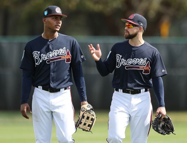 Photos: Braves’ spring training workouts continue