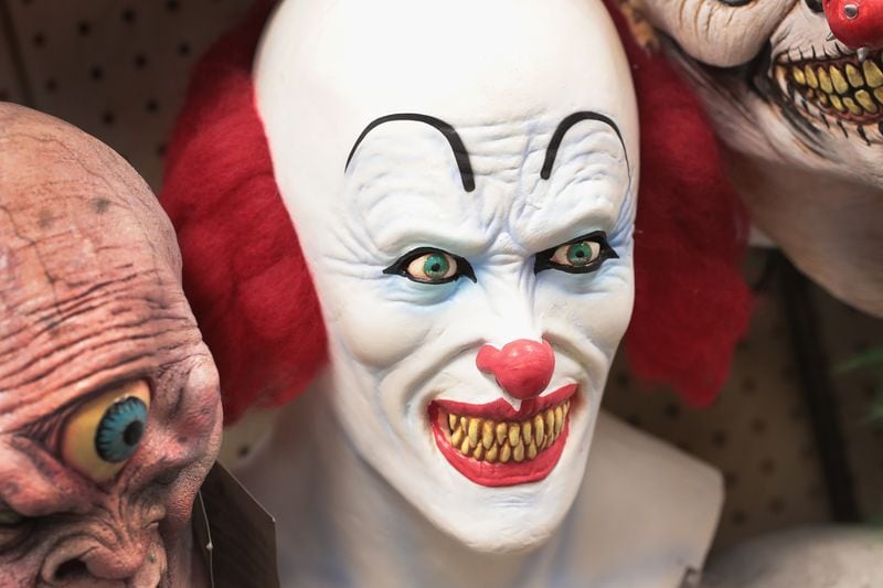 Stock image of a clown mask.  (Photo by Scott Olson/Getty Images)