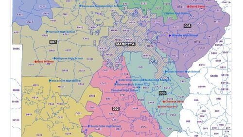 The Cobb County School Board map could be redrawn after the Board of Elections opted to settle the lawsuit alleging the current map is discriminatory. (Photo provided)