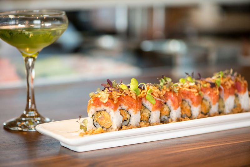 Fúdo offers food plus artistry, such as with the Spicy Mega Tuna roll. CONTRIBUTED BY MIA YAKEL