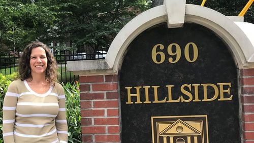 Hillside, one of Atlanta’s oldest nonprofit organizations, provides mental health services for children and adolescents struggling with emotional and behavioral issues. Shown here is lead therapist Christina Fiddes. CONTRIBUTED