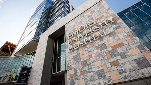 In a study published in the New England Journal of Medicine, researchers at Emory University School of Medicine and Grady Memorial Hospital, along with doctors from 37 hospitals nationwide, found a new approach to the deadliest type of stroke.  Photo of Emory University Hospital (Jenni Girtman for the Atlanta Journal-Constitution)