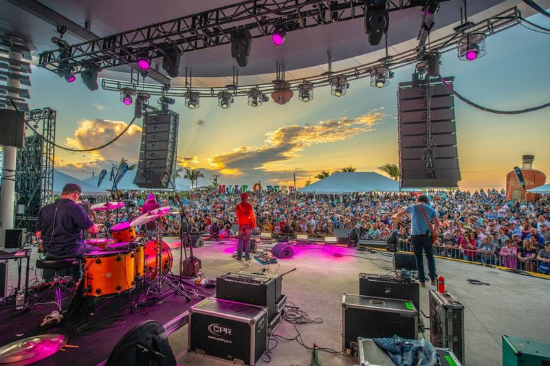 Key West's Mile 0 Fest and RokIsland Fest both take place at the Truman Waterfront Amphitheater over different weekends in January.
Courtesy of Mile 0 Fest/Patrick Tewey