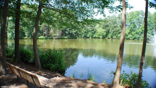 The dam that holds back Seven Oaks Lake in the Seven Oaks subdivision, Johns Creek, may require $1 million in repairs to be brought up to state standards. SEVEN OAKS HOMEOWNERS ASSOCIATION