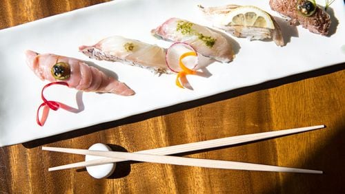 Sushi lovers can check out MF Bar during Avalon Restaurant Week, Oct. 13-20, 2018.