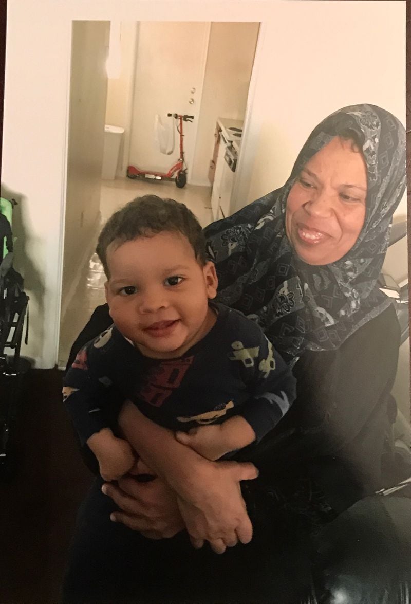 Abdul-Ghani Wahhaj (left) with his mother Hakima Ramzi (Photo: Hakima Ramzi)
