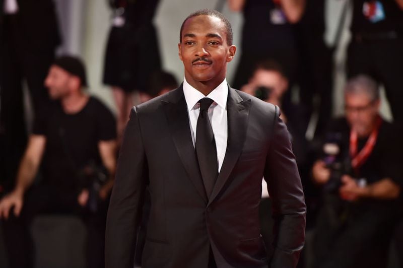 VENICE, ITALY - AUGUST 30:  Anthony Mackie walks the red carpet ahead of the "Seberg" screening during the 76th Venice Film Festival at Sala Grande on August 30, 2019 in Venice, Italy. (Photo by Theo Wargo/Getty Images)
