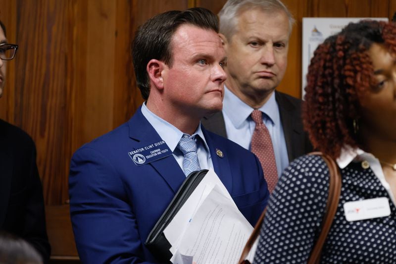 State Sen. Clint Dixon, R-Gwinnett County, is one of eight GOP senators to file a complaint against Fulton County District Attorney Fani Willis after she brought charges against former President Donald Trump and 18 of his allies. Dixon has said the indictments, involving attempts to overturn the 2020 presidential election, were sparked by Willis' unabashed goal to become some sort of leftist celebrity. (Natrice Miller/The Atlanta Journal-Constitution/TNS)