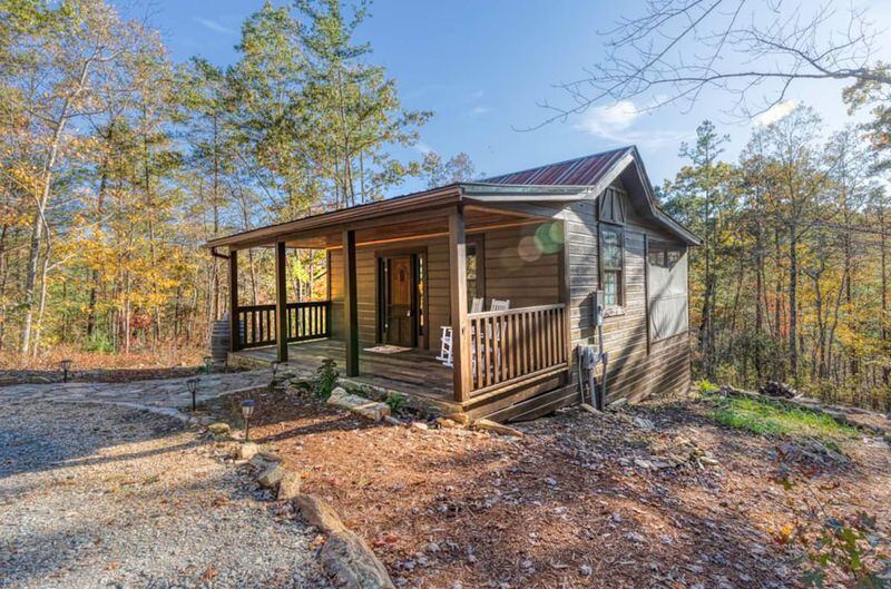 This tiny house can be a couple's nature getaway.