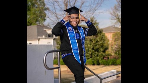 Theodore Robinson will graduate from Clark Atlanta University on Saturday, May 18, with a psychology degree. At the end of the month, he starts a graduate program at Agnes Scott. (Courtesy of Clark Atlanta University)