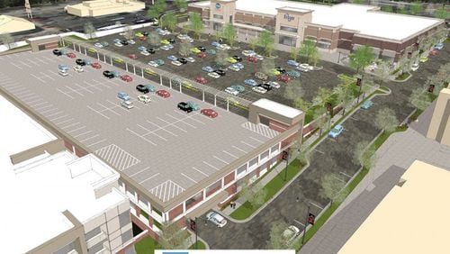 A rendering of the Kroger at 2542 Morosgo Way courtesy of Fuqua Development.