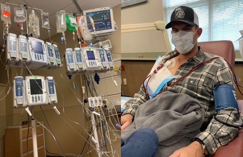 Jonathan Barton was taking more than a dozen medications during periods in the hospital, and he also underwent several sessions of dialysis.