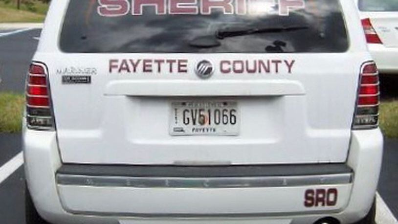 Keeping rifles inside their school offices instead of their vehicles will allow resource officers to respond more quickly to an active shooter. Courtesy Fayette County Sheriff’s Office