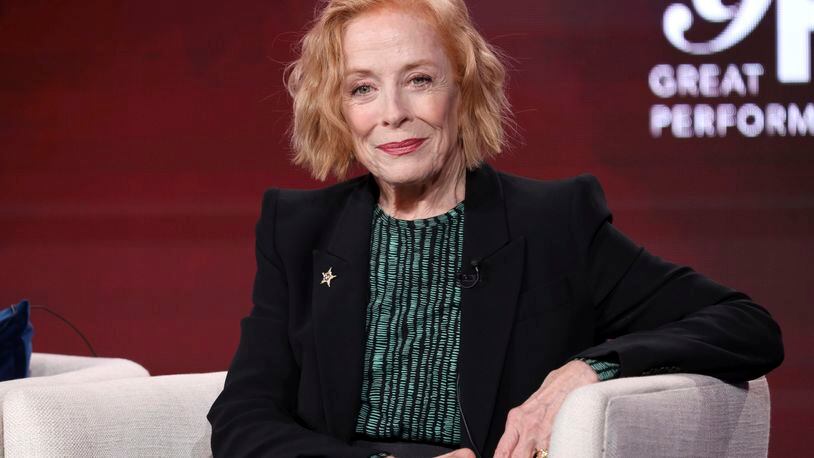 Holland Taylor speaks at the Great Performances "Ann" and "Gloria: A Life" panel during the PBS Winter 2020 TCA Press Tour at The Langham Huntington, Pasadena on Friday, Jan. 10, 2020, in Pasadena, Calif. (Photo by Willy Sanjuan/Invision/AP)